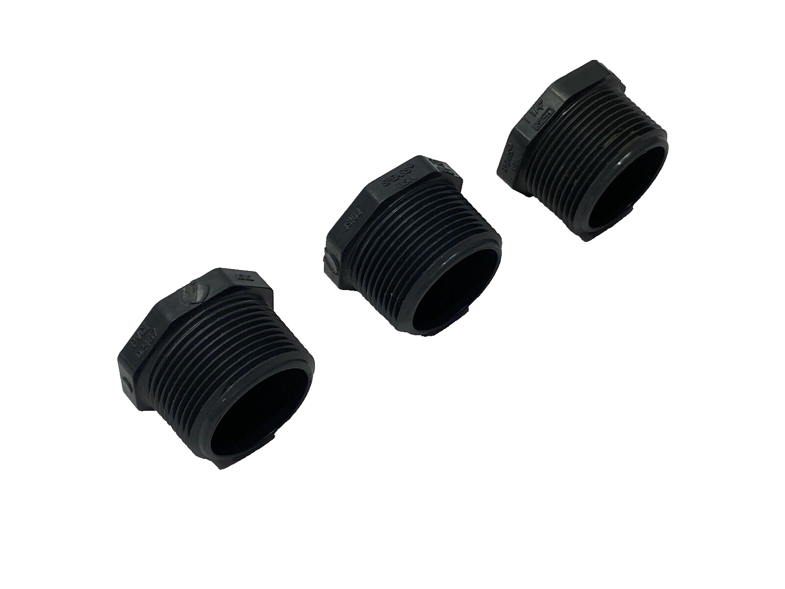 850-012 | Spears Pipe Plug 1-1/4" SCH 80 LOT OF 3 - New – Open box - Maverick Industrial Sales