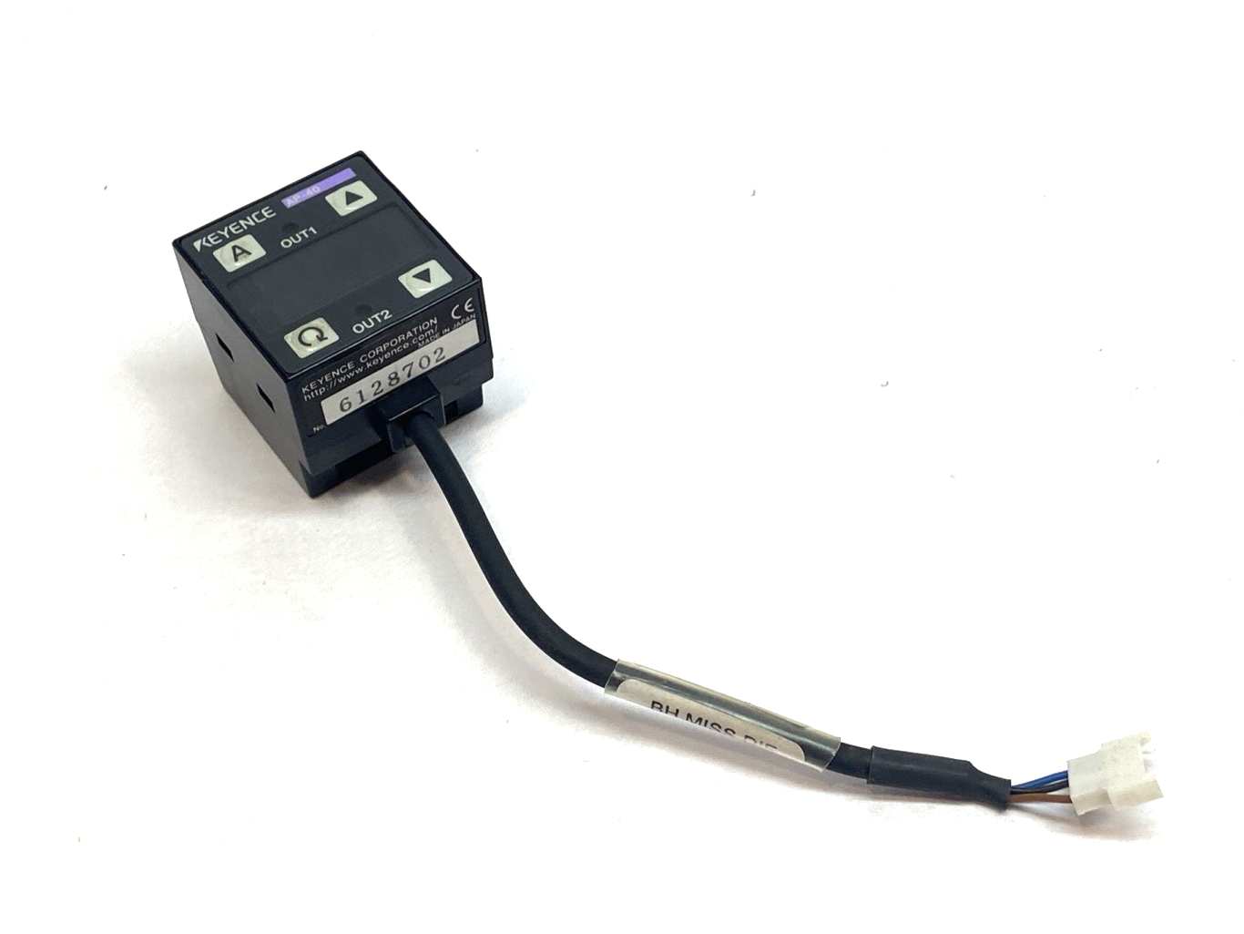 Keyence AP-40 Digital Pressure Sensor Unit 2-Color Display 12-24VDC - Maverick Industrial Sales