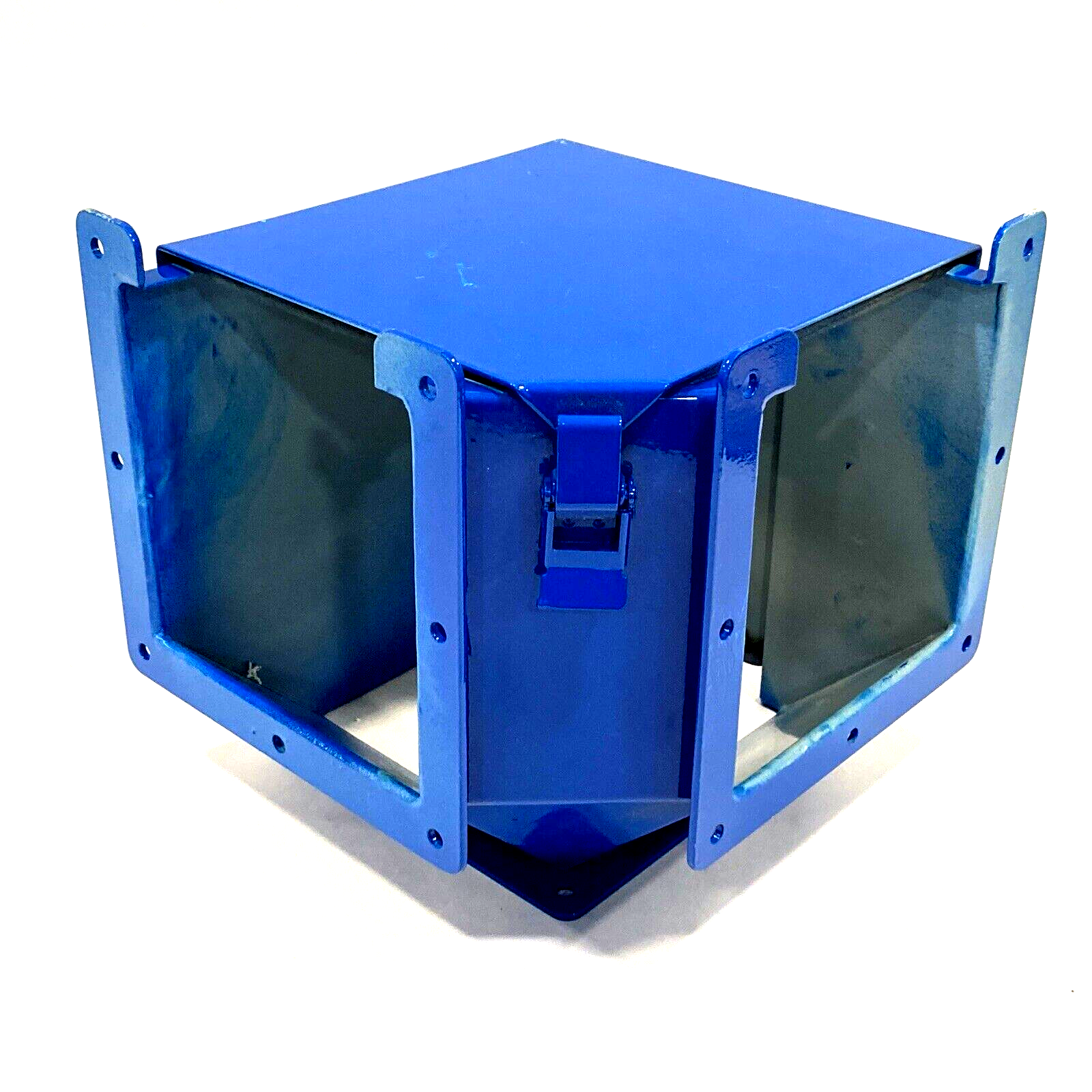Hoffman F66LE9AC Elbow 90-Degree Outside Top Opening 6"x6", Painted Blue - Used - Maverick Industrial Sales