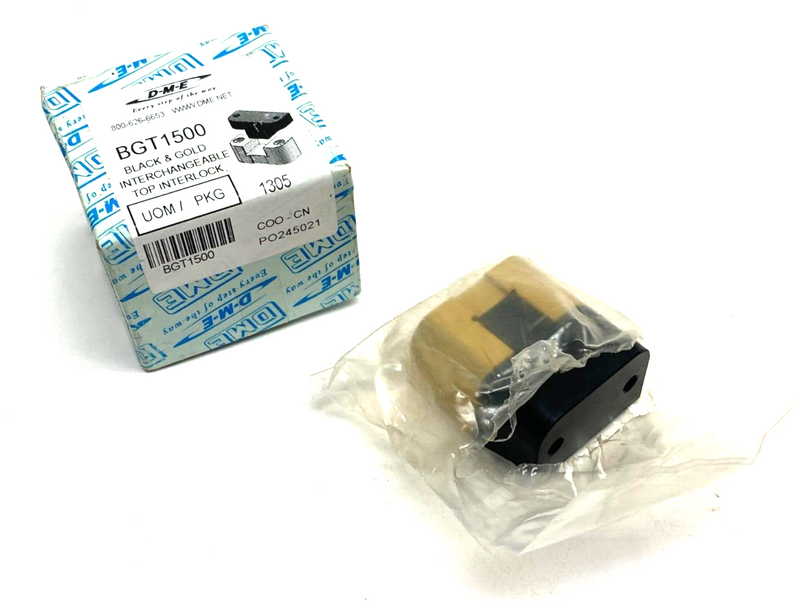 DME BGT1500 Black & Gold Interchangeable Top Lock 1.5" Width - Maverick Industrial Sales