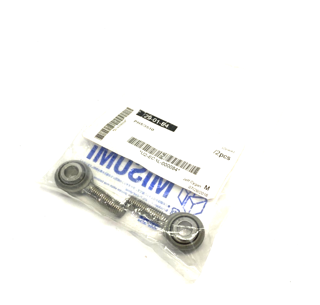 MiSUMi PHSOS10 Rod End Bearing Standard L Short Type PKG OF 2 - New – Open box - Maverick Industrial Sales