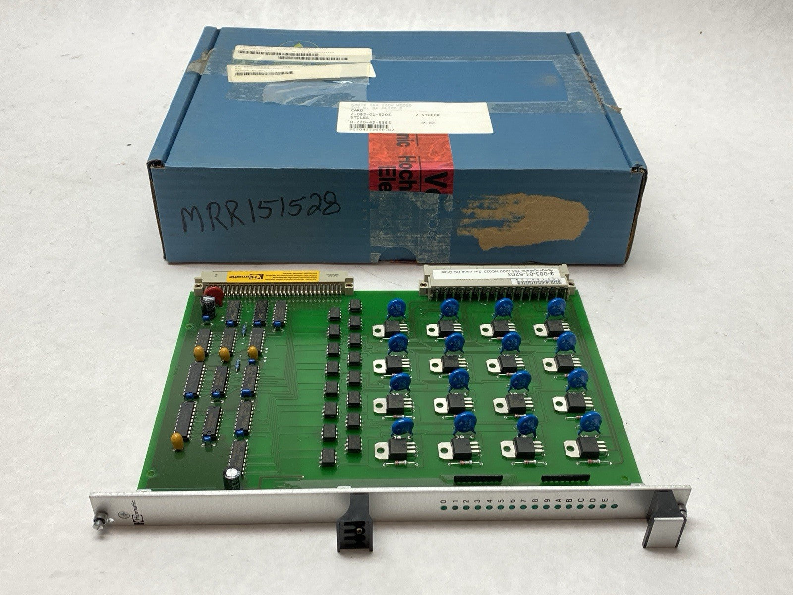 Homatic 2-083-01-5203 PLC Output Card 16A 110-220V - Maverick Industrial Sales