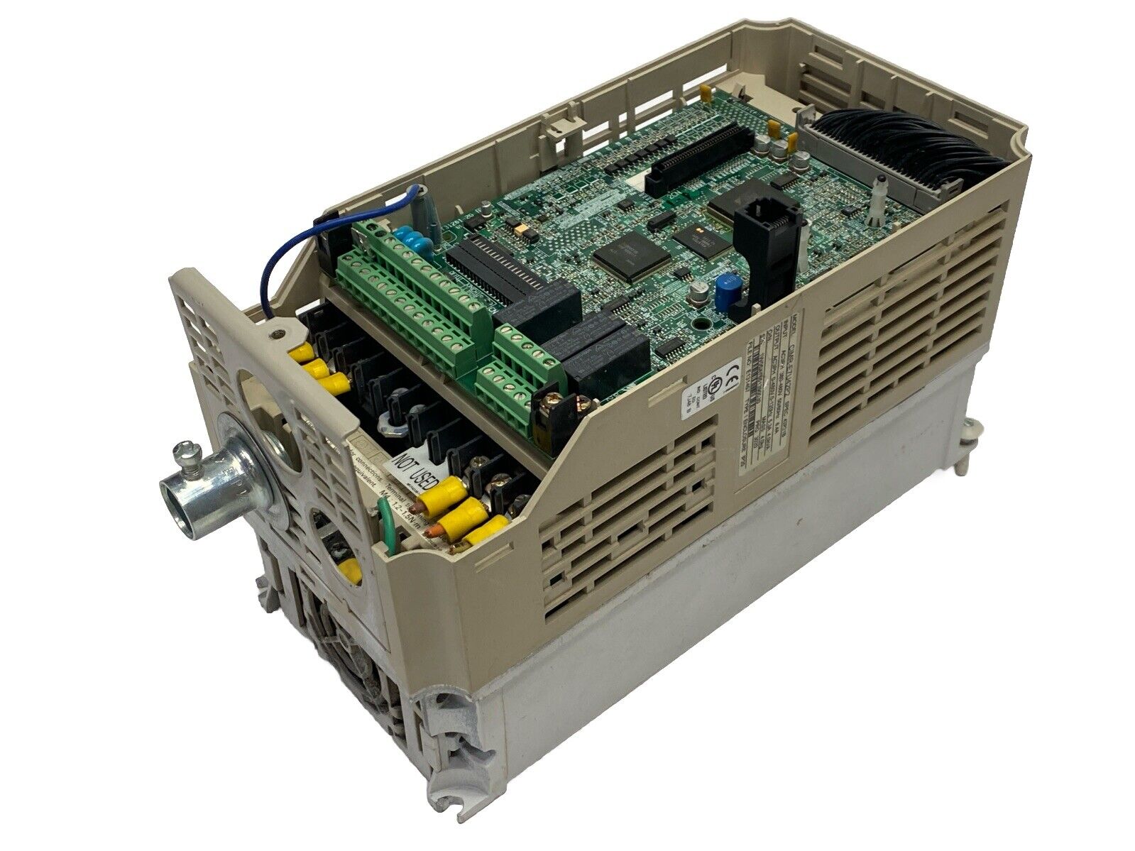 Yaskawa CIMR-E7U42P2 AC Drive 5.3A 0-480V 3PH 42P21B - For parts or not working - Maverick Industrial Sales