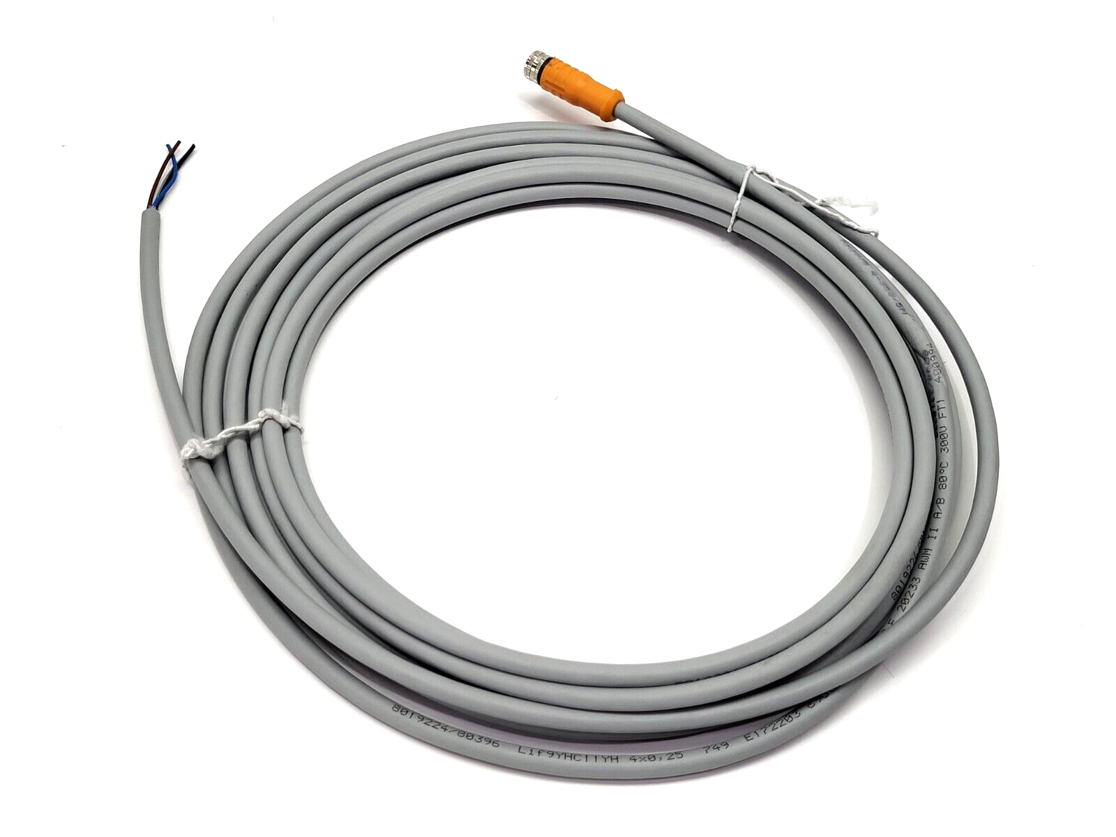 8019224/80396, Lif9YHC11YH | Escha 8019224/80396 4-Pin Single-Ended Cordset Lif9YHC11YH- New – Open box - Maverick Industrial Sales