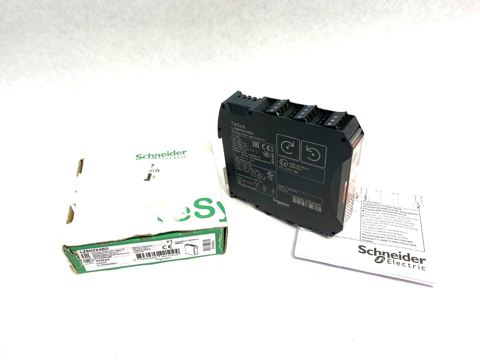 Schneider Electric LZ8H2X4BD TeSys Reversing Stater Safe-Torque-Off 24VDC - Maverick Industrial Sales