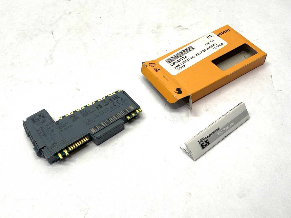 B&R Automation X20CS1030 Rev. J0 Communication Module RS485/RS422 Interface - Maverick Industrial Sales
