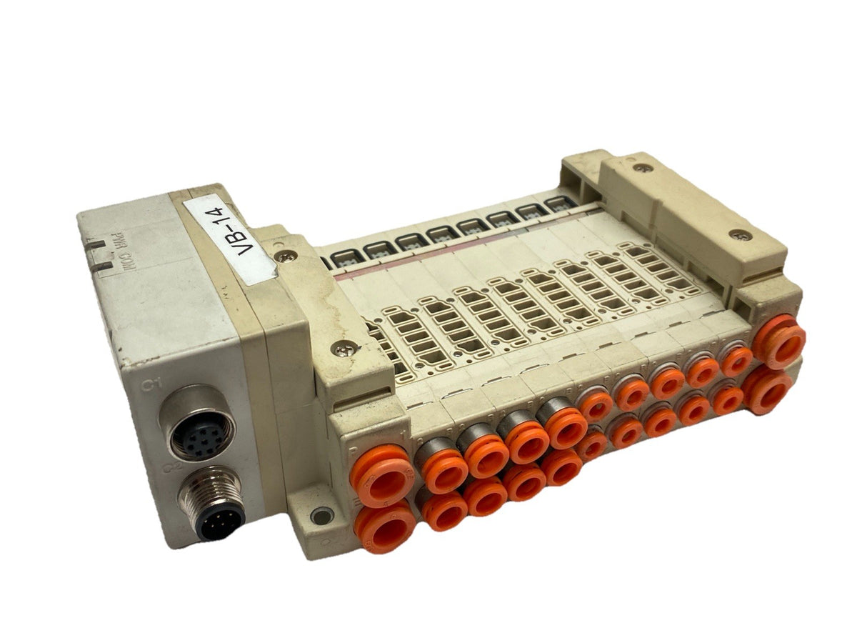 SMC 10-SS5V1-W10S0D-09U-N7 Pneumatic Manifold Assembly 9-Station - Maverick Industrial Sales