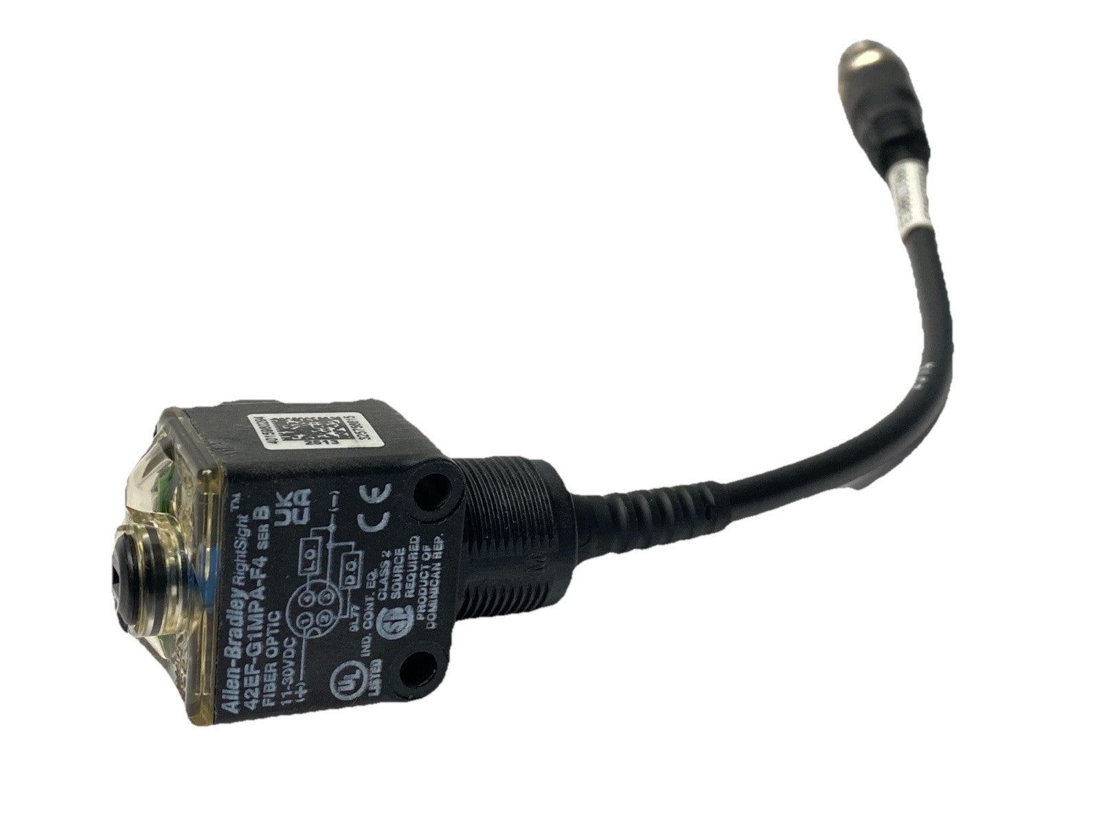 42EF-G1MPA-F4 | Allen Bradley Ser. B RightSight Fiber Optic Photoelectric Sensor - Used - Maverick Industrial Sales