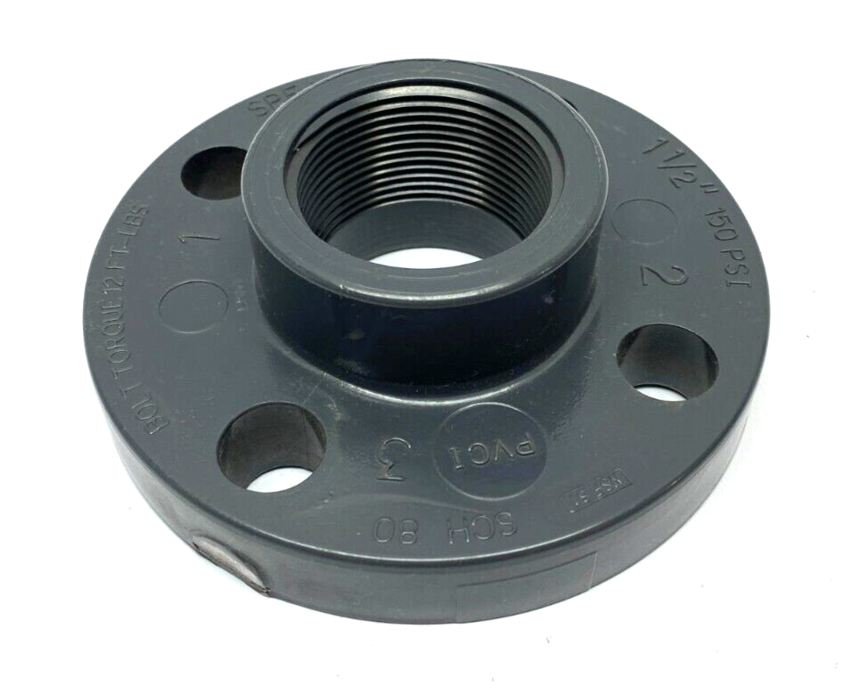 852-015C | Spears One Piece Flange 1-1/2" CPVC SCH 80 150psi Max - New – Open box - Maverick Industrial Sales