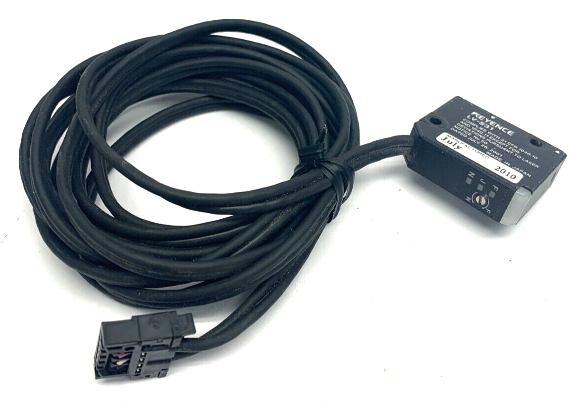 LV-S31 | Keyence Sensor Head Spot Reflective Distance Definite Reflective - Used - Maverick Industrial Sales