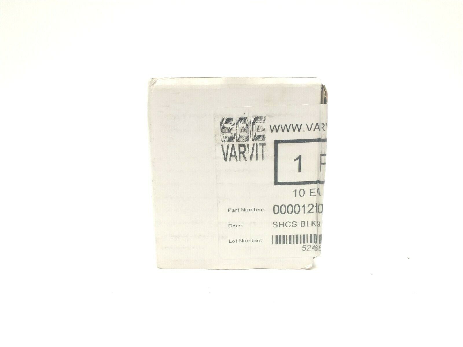 SHCS BLK 912 12.9 M10X65 | SBE Varvit Socket Head Steel Cap Screw BOX OF 10 - New - Maverick Industrial Sales
