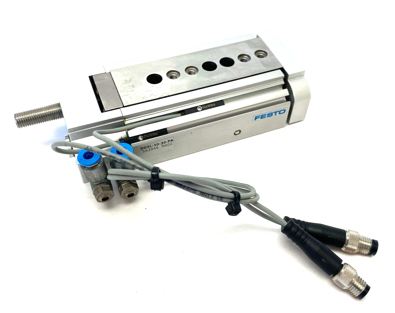 Festo DGSL-10-30-PA Mini Slide 30mm Stroke 543944 w/ Dual Proximity Switches - Maverick Industrial Sales
