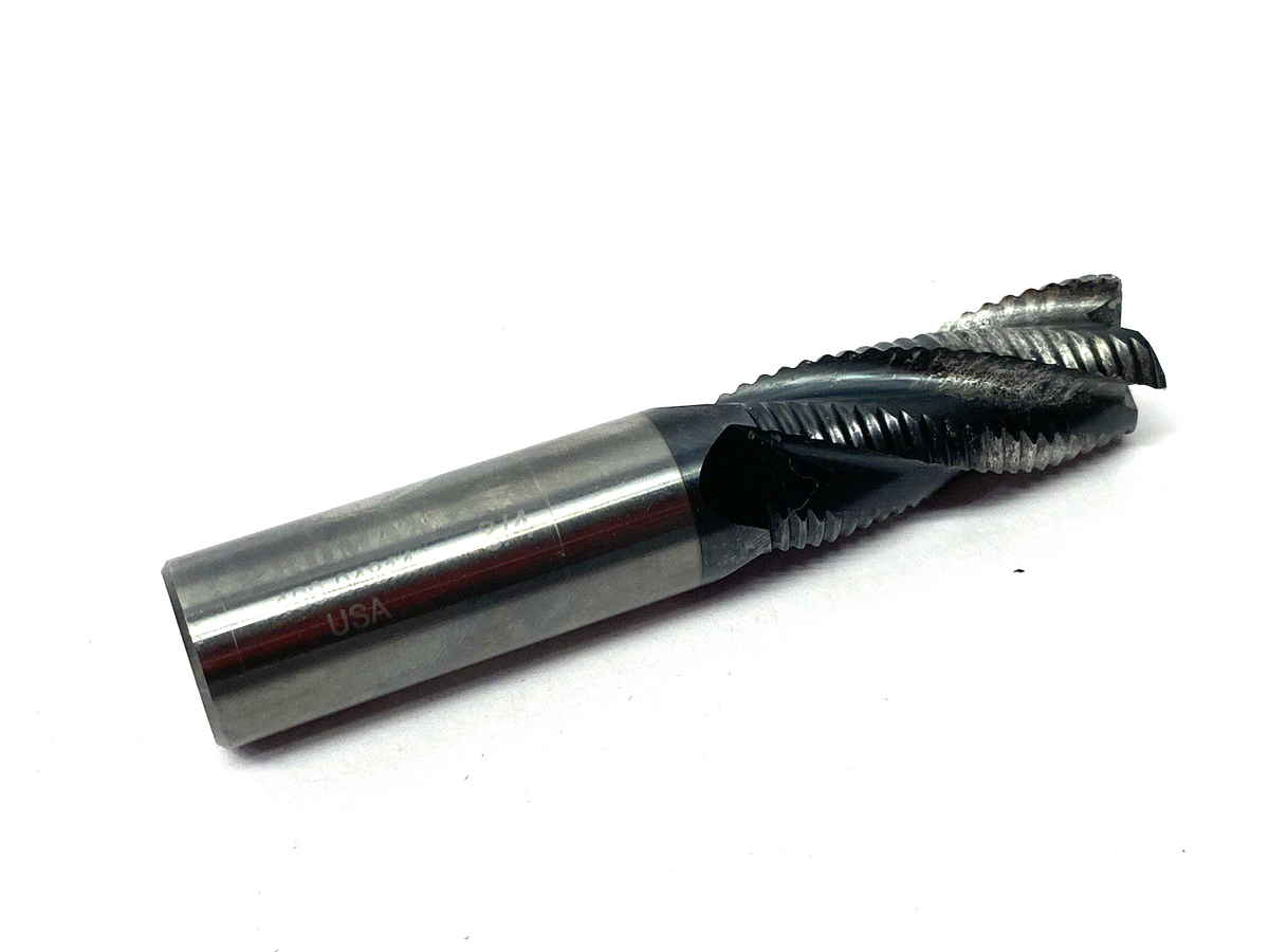 ProMax 100-04814 Roughing End Mill: 3/4″ Dia, 4 Flute, Coarse Pitch, Single End - Maverick Industrial Sales