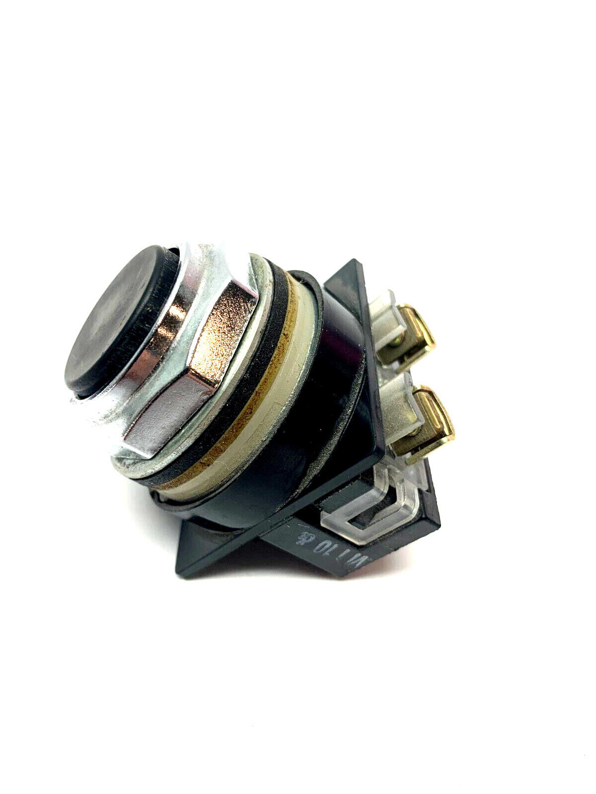 800T-B6A | Allen Bradley Momentary Push Button Black w/CR104P Contactor - Used - Maverick Industrial Sales