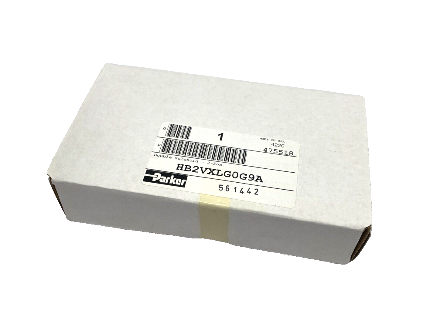 Parker HB2VXLG0G9A 4-Way 2-Pos. Double Solenoid Valve - New - Maverick Industrial Sales