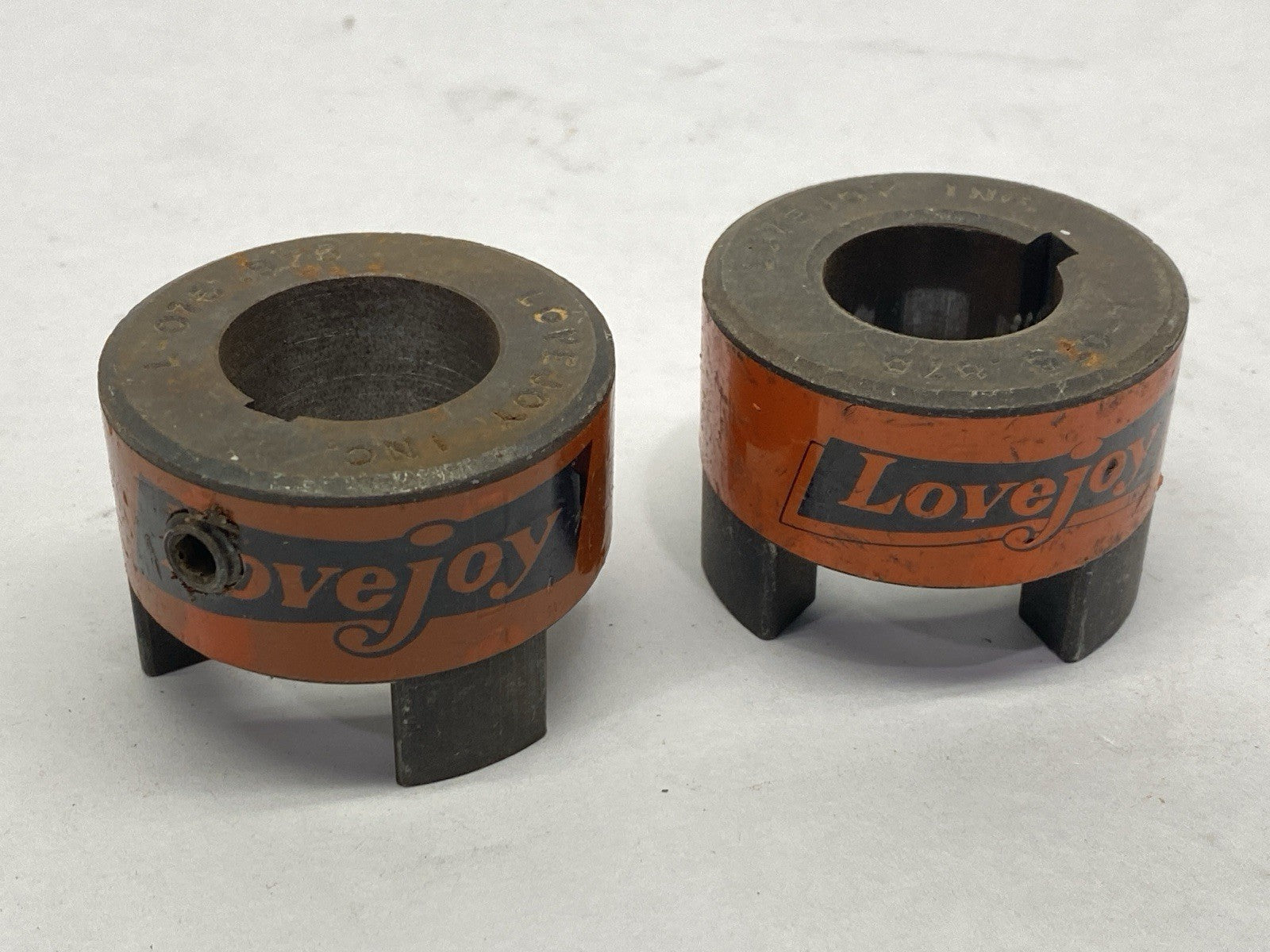 Lovejoy L-075 .875 Standard Jaw Coupling Half 0.875" LOT OF 2 - Used - Maverick Industrial Sales