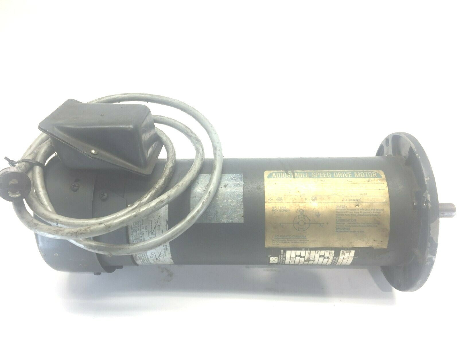 B&B 46807352543 Adjustable Speed Drive Motor 1750RPM 1HP - Used - Maverick Industrial Sales