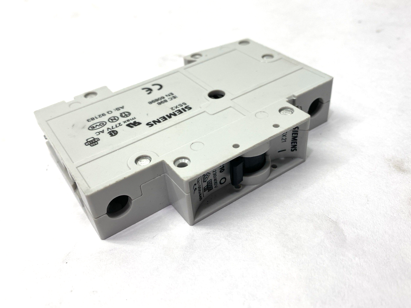 5SX21-C10 | Siemens Miniature Circuit Breaker 277VAC - Used - Maverick Industrial Sales