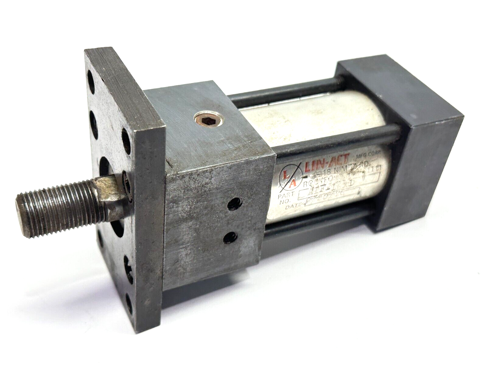 Lin-Act AIF-1 1/2 x 1 Pneumatic Cylinder 1-1/2" Bore 1" Stroke - Maverick Industrial Sales