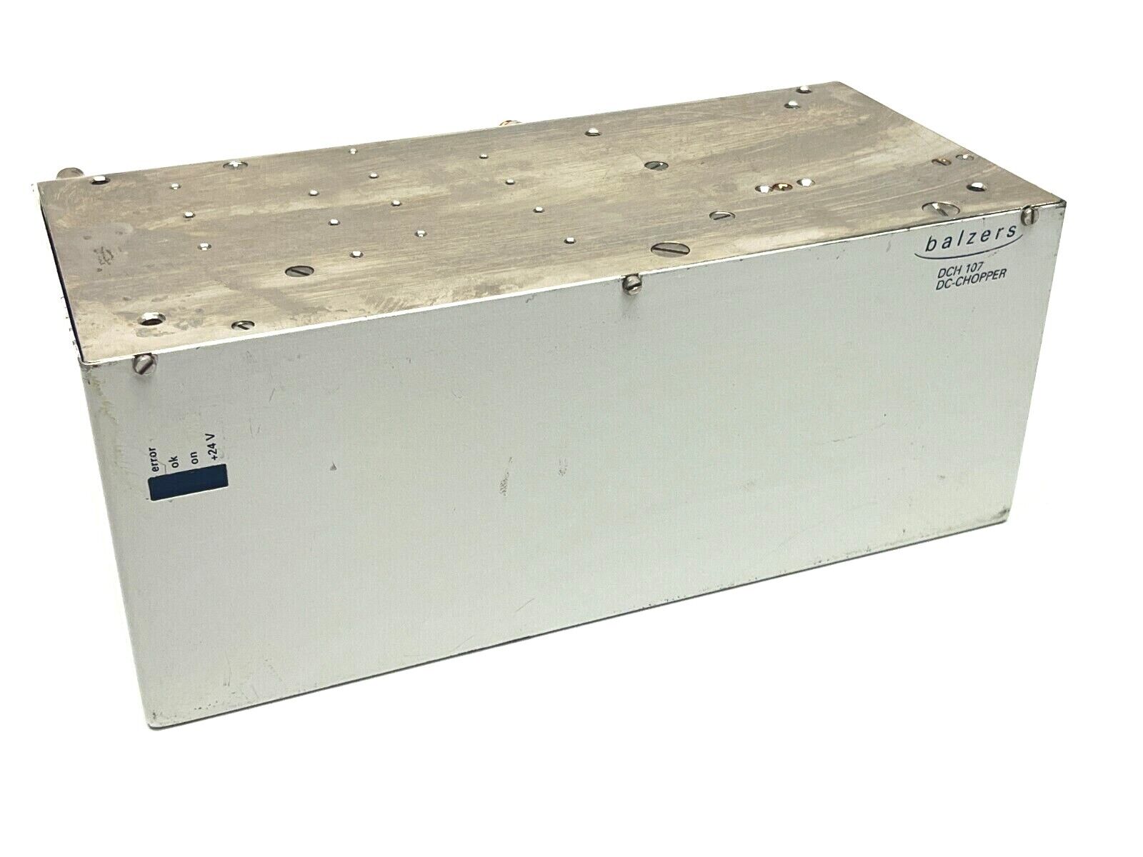 Balzers BGM47126 DCH 107 DC-Chopper 350945 X 005 MISSING FITTINGS - Maverick Industrial Sales