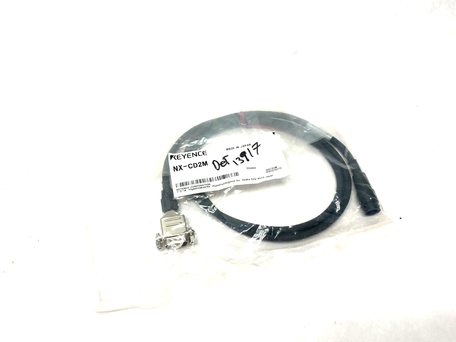 Keyence NX-CD2M Network Controller Conversion Cable Round Connector - Maverick Industrial Sales