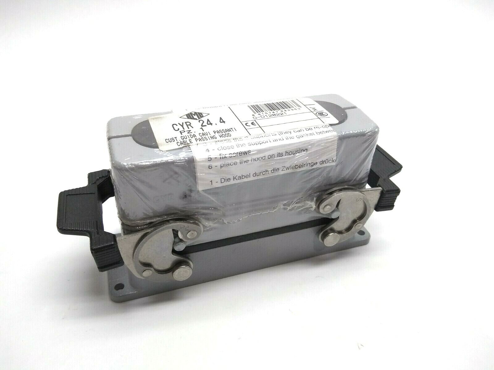 ILME CYR24.4 Rectangular Connector Housing Base Cable Passing Hood with CHI 24 - Maverick Industrial Sales