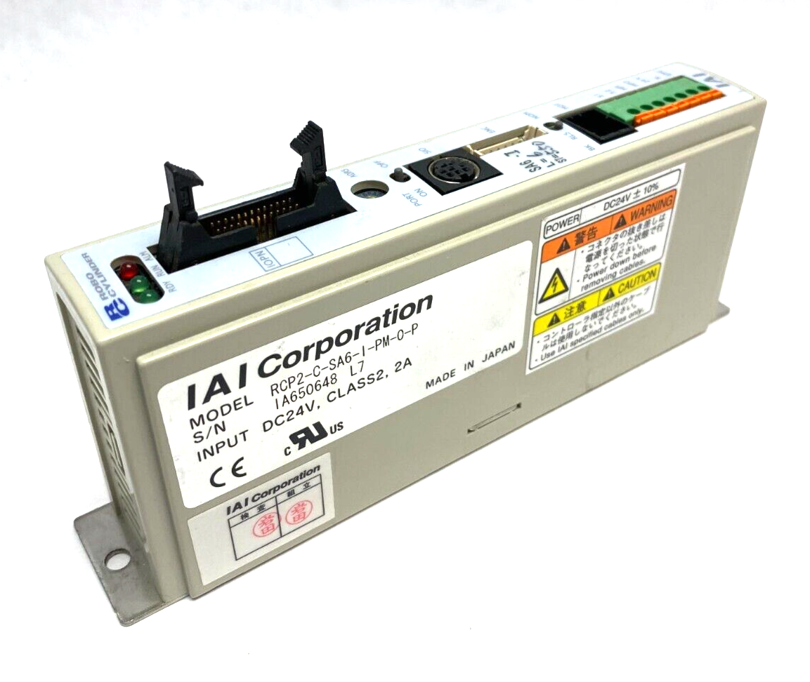IAI Corp RCP2-C-SA6-I-PM-0-P Robo-Cylinder Linear Actuator Controller 24VDC - Maverick Industrial Sales