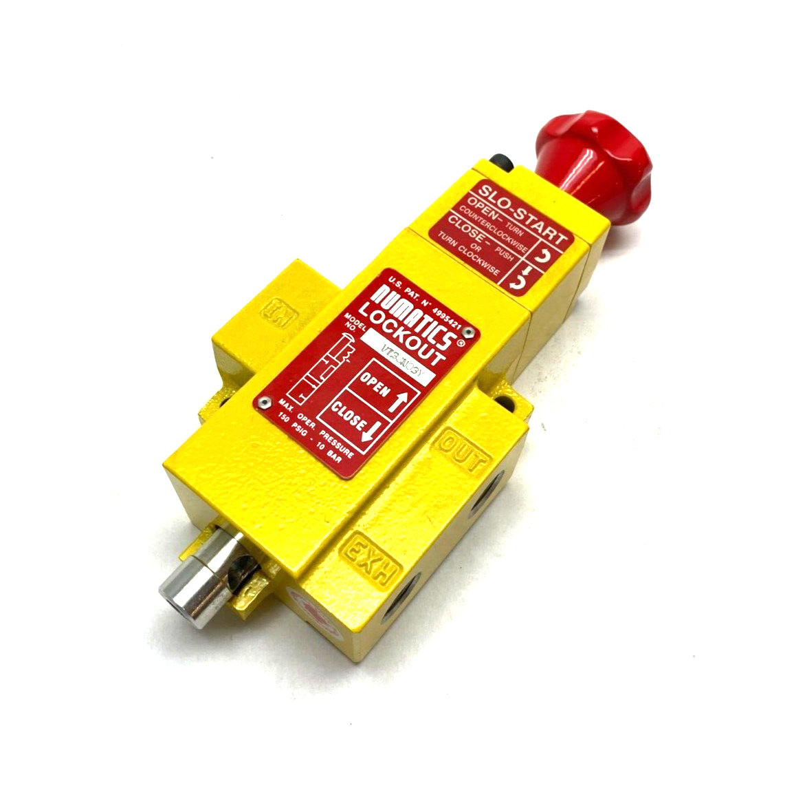 Numatics VT30N03Y Slo-Start Manual Lockout Valve 150psig 10bar - New – Open box - Maverick Industrial Sales