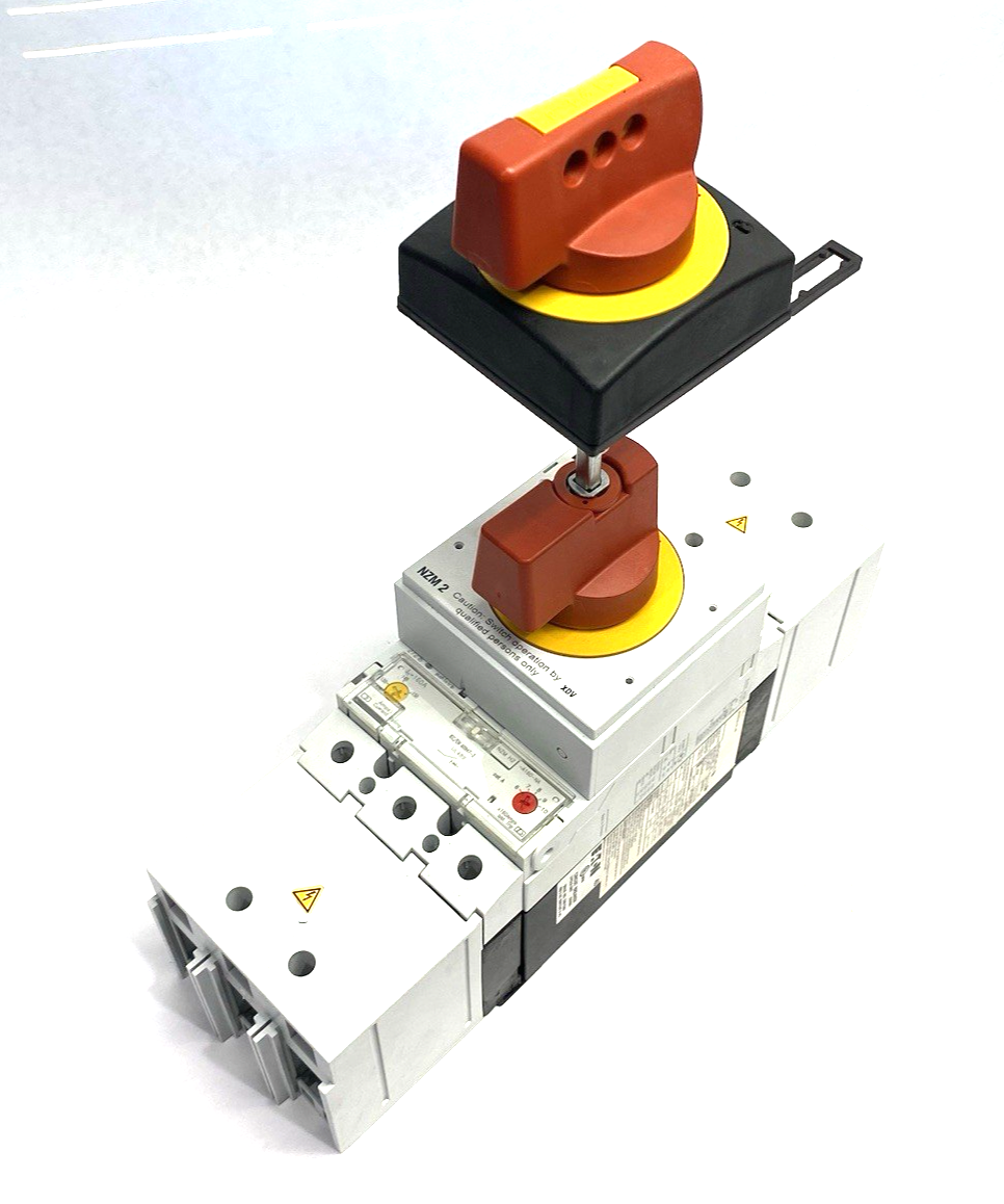 NZMH2-A160-NA | Eaton Molded Case Circuit Breaker w/ NZM2-XDV Switch Accessory - Used - Maverick Industrial Sales