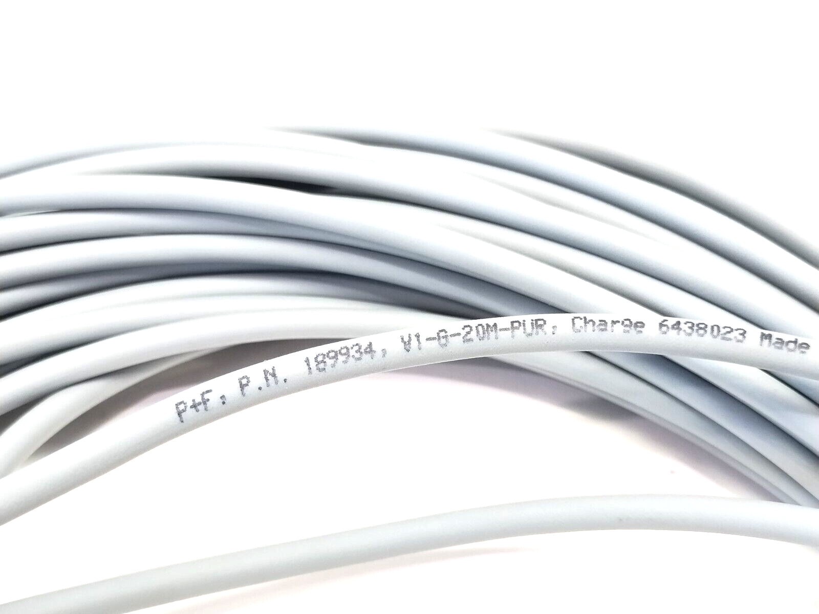 V1-G-20M-PUR, 189934 | Pepperl+Fuchs V1-G-20M-PUR Female Cordset, M12 4-Pin To Leads 20m 189934 - New Other - Maverick Industrial Sales