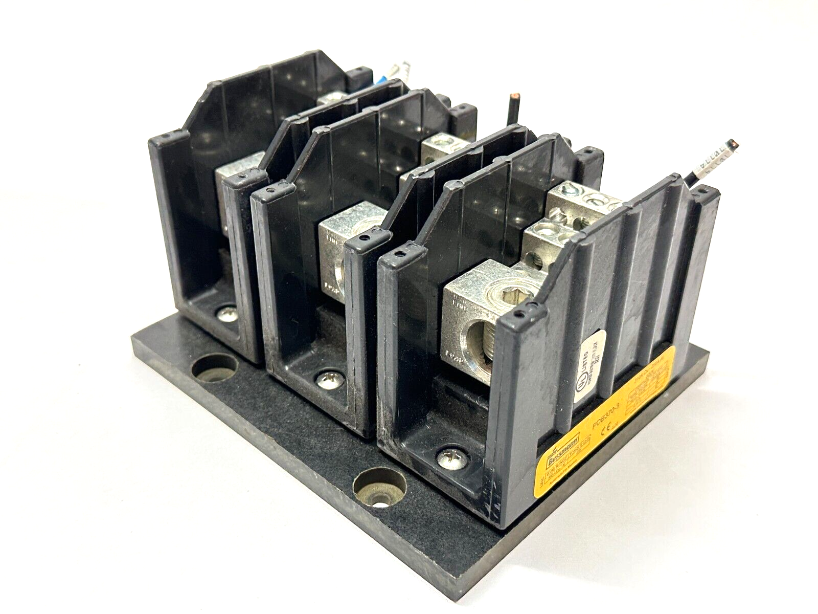 PDB370-3 | Bussmann Power Distribution Block 3-Pole 310A 600V - Used - Maverick Industrial Sales