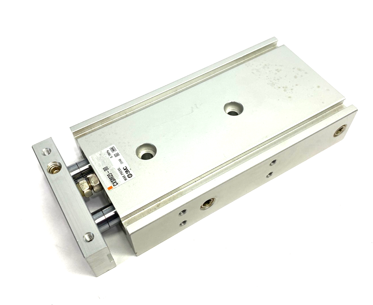 SMC CXSM25-80 Dual-Rod Guided Slide Cylinder 25mm Bore, 80mm Stroke - Maverick Industrial Sales