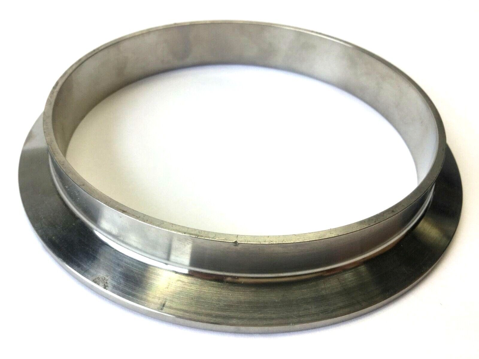 Bored Vacuum Flange Approx. 4-11/16" OD To 4” OD, 3-13/16" ID - Used - Maverick Industrial Sales