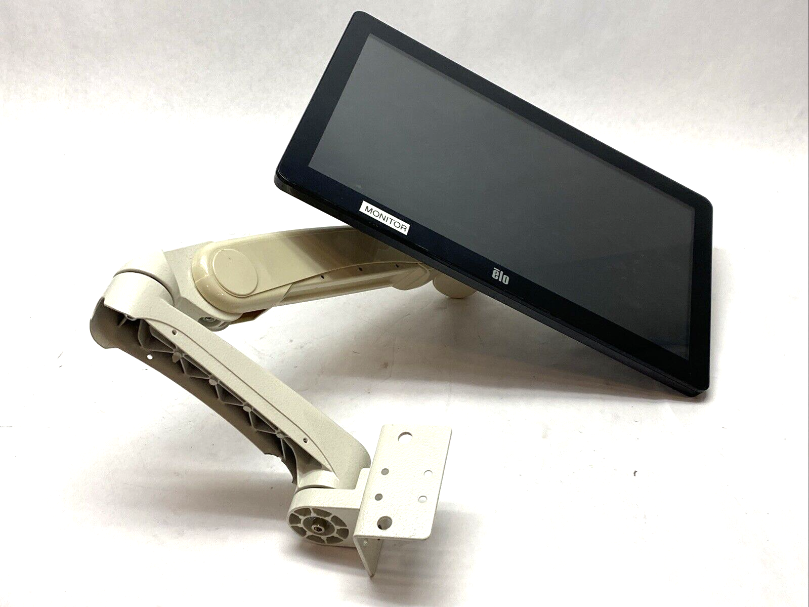 ELO E045538 1502L 15" Touchscreen Monitor w/ Global Industries Monitor Arm - Used - Maverick Industrial Sales