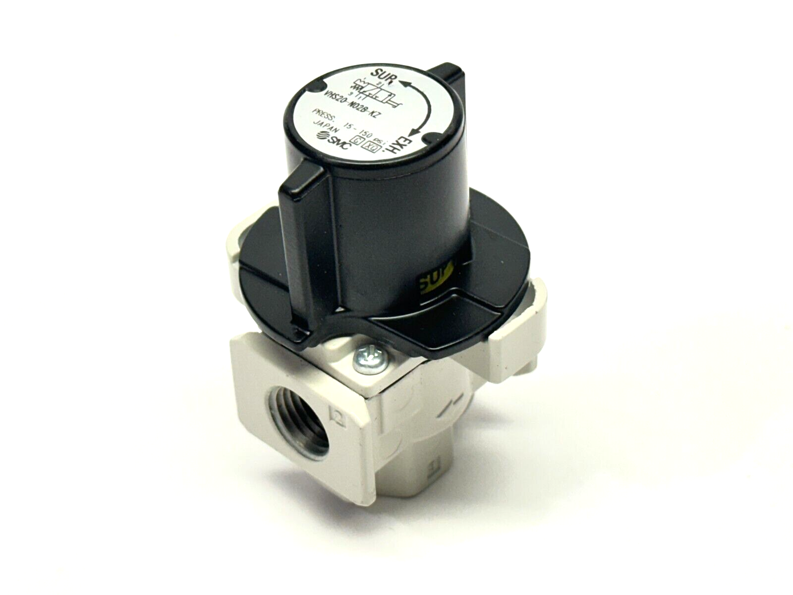 VHS20-N02B-KZ | SMC Pneumatic Pressure Release Valve 3-Port 1/4" NPT - New Other - Maverick Industrial Sales