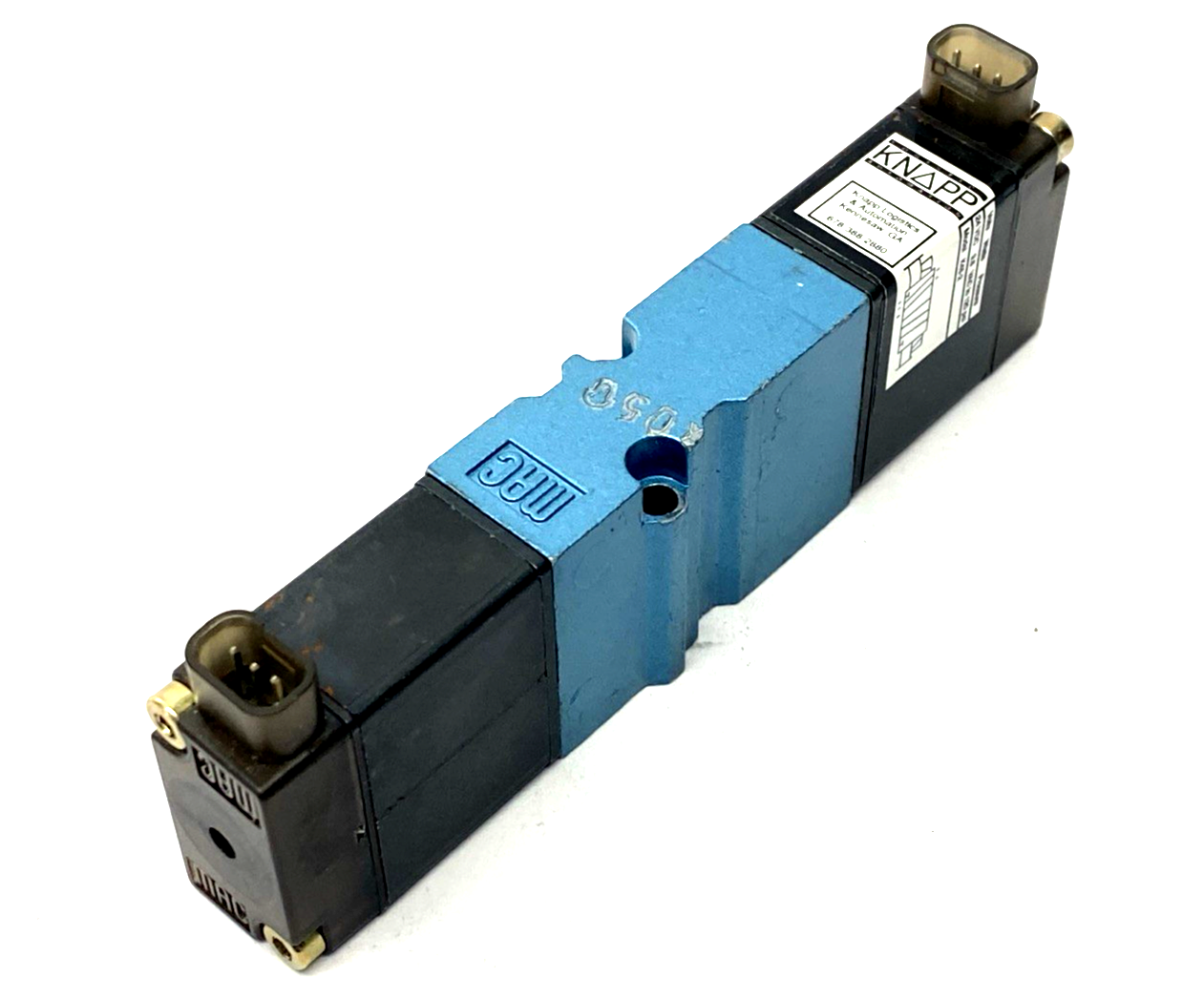MAC Valves/Knapp K46-2 Double Pneumatic Solenoid Valve 24VDC 9.6W 4/2-Way - Maverick Industrial Sales
