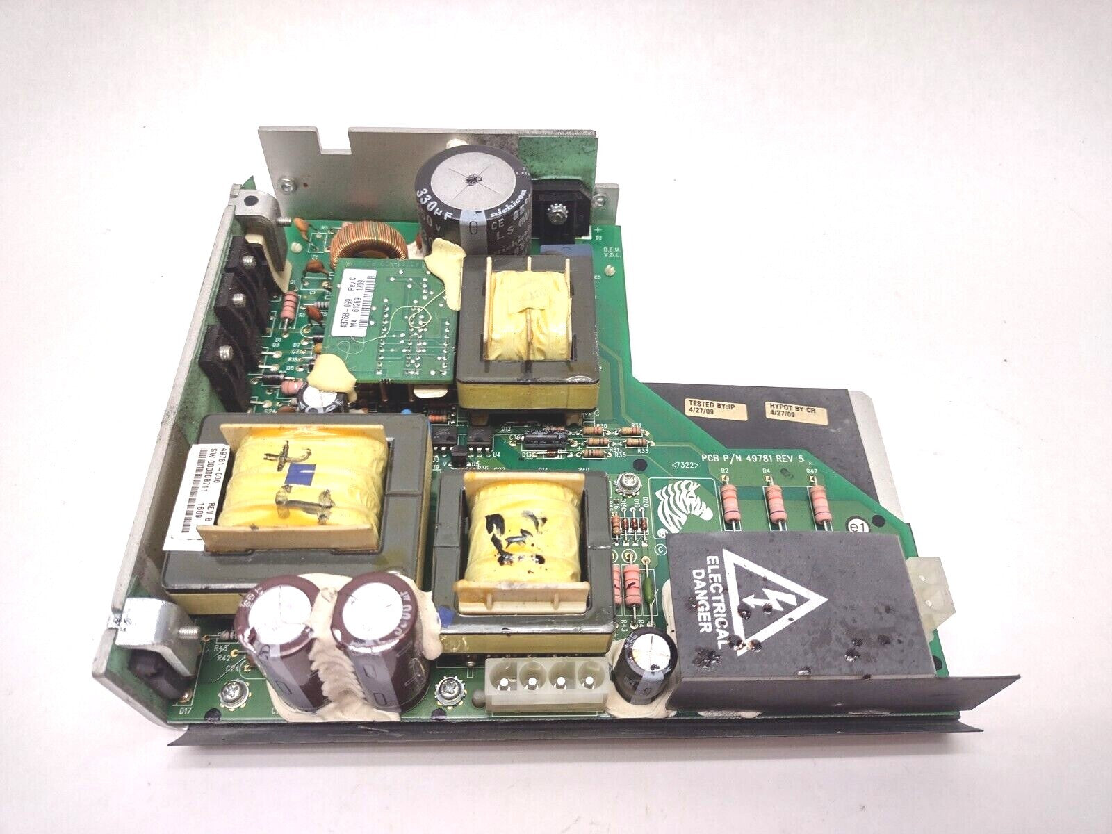 49781 Rev A5 | Zebra Power Supply Board - Used - Maverick Industrial Sales