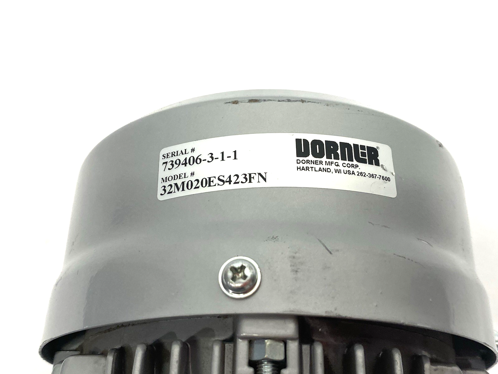 32M020ES423FN | Dorner Right Angle Gearmotor T71-B4 Motor, 32M020ES Reducer- Used - Maverick Industrial Sales