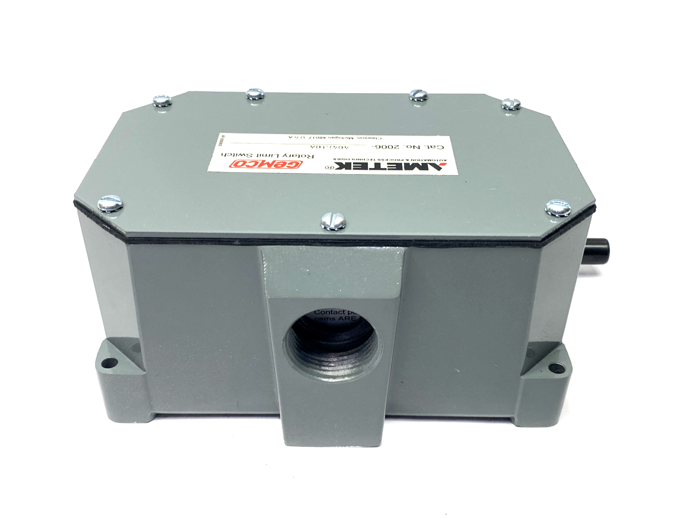 GEMCO Ametek 2006-404L10A Rotary Limit Switch, Geared 10:1 SPDT - New – Open box - Maverick Industrial Sales