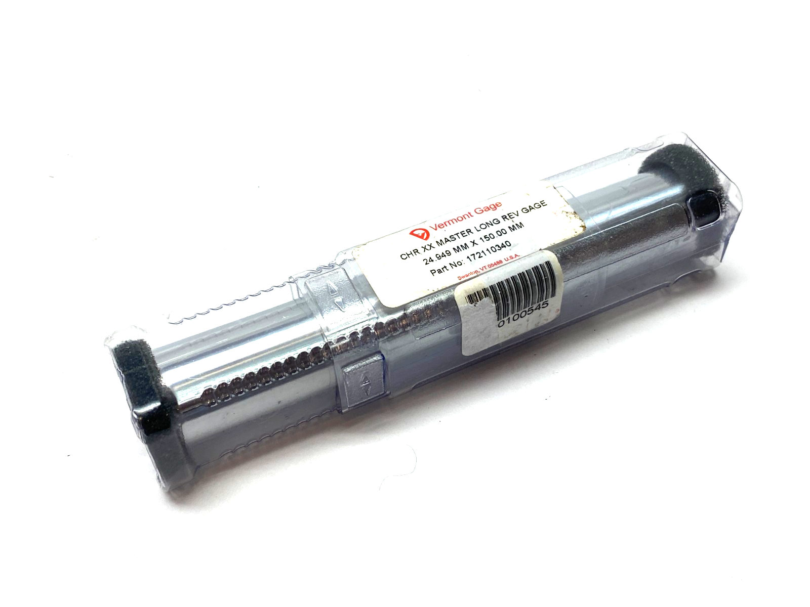 172110340 | Vermont Gage CHR XX Reversible Long Master Gage 24.949mm x 150.00mm - New - Maverick Industrial Sales