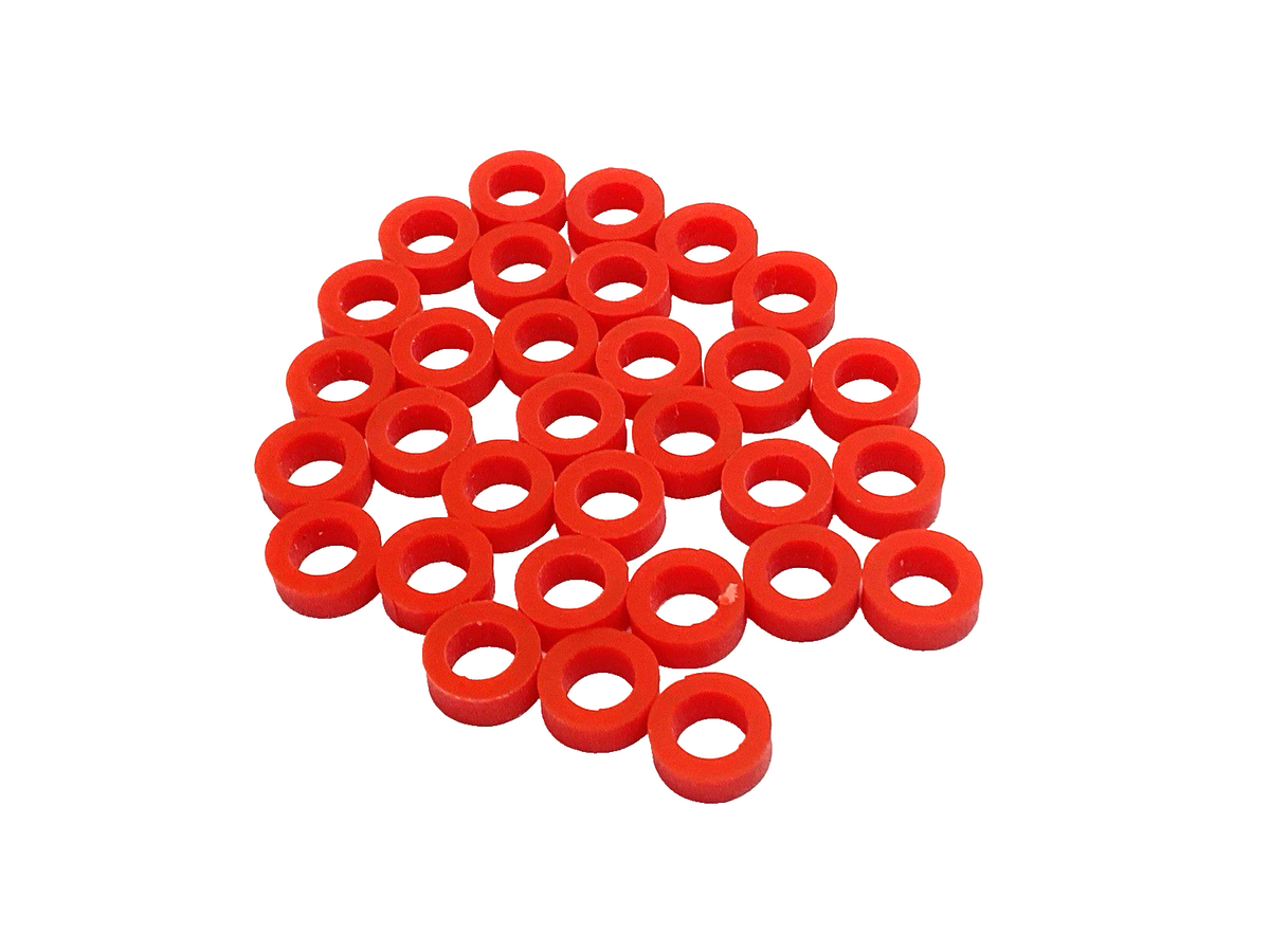 131300, 5000072253 | Zeltwanger 131300 Red Seal Gasket 5000072253 10mm I.D. 15mm O.D. LOT OF 32 - New – Open box - Maverick Industrial Sales