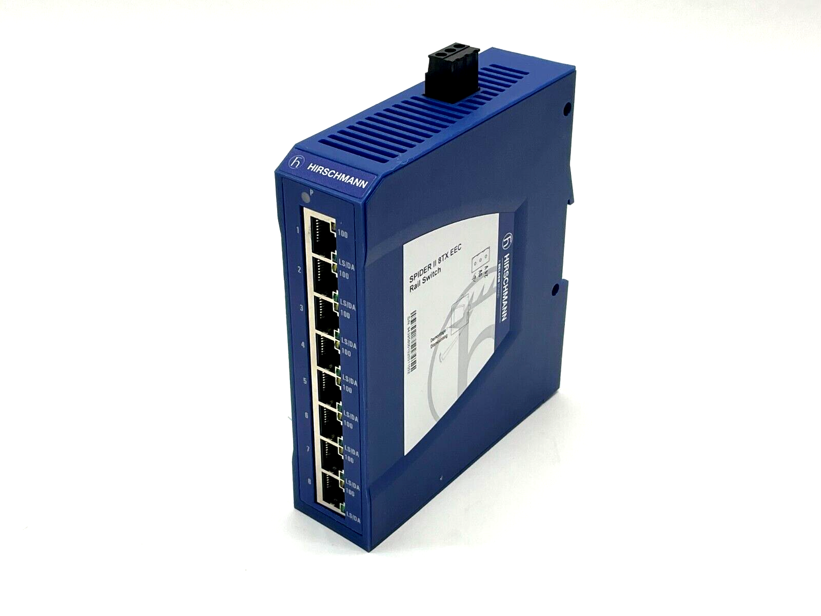 Hirschmann SPIDER II 8TX EEC Din-Rail Ethernet Switch - For parts or not working - Maverick Industrial Sales