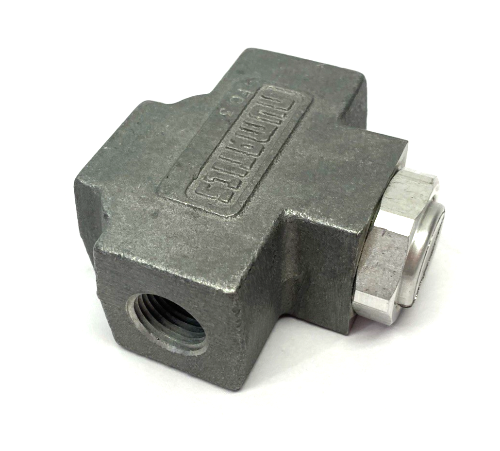 4FC3 | Numatics Inline Flow Control Valve 1/2" Female NPT, Screw-Adj.- New – Open box - Maverick Industrial Sales