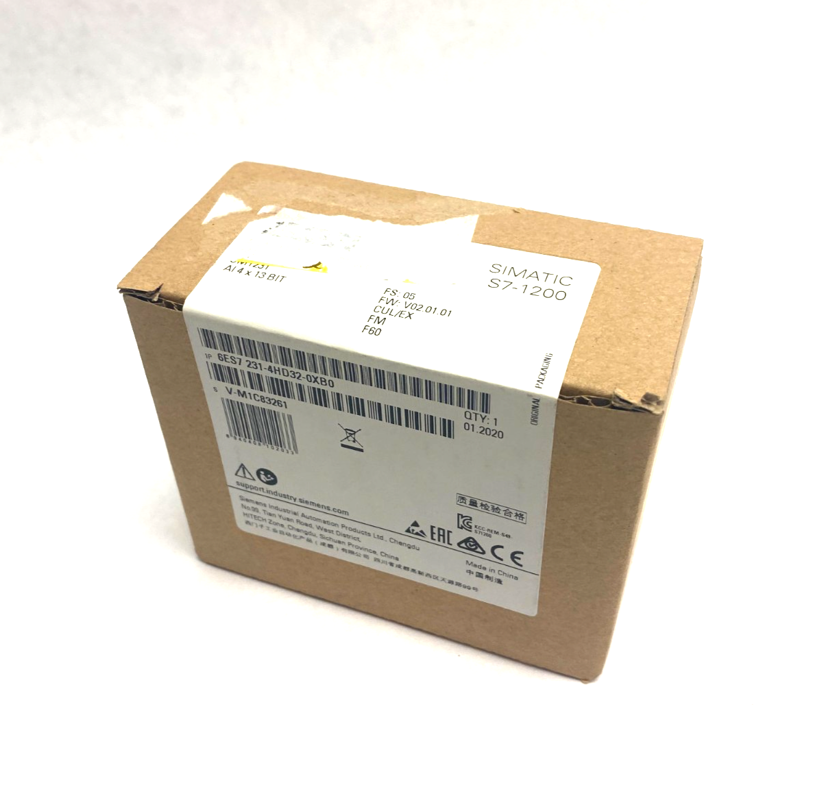 Siemens 6ES7 231-4HD32-0XB0 SIMATIC S7-1200 Analog Input Module SM1231 4x13 Bit - Maverick Industrial Sales