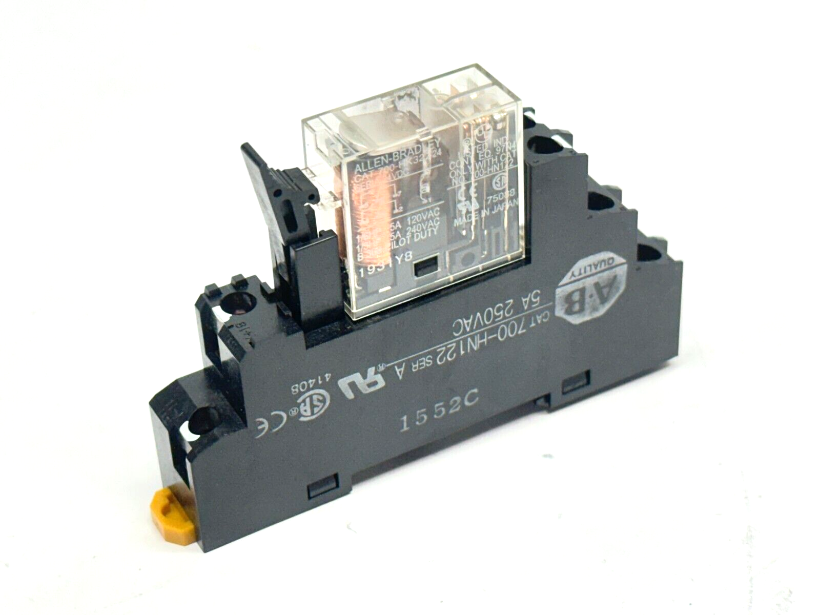 Allen Bradley 700-HK32Z24 Ser A Relay 5A 24VDC w/ 700-HN122 Ser A Relay Base - Maverick Industrial Sales