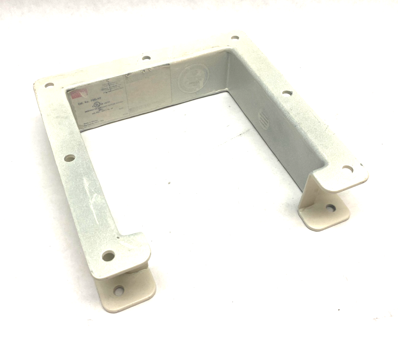 F66LN2 | Hoffman nVent Wireway Nipple Lay-in Hinged Cover 6" x 6" PAINTED WHITE - New – Open box - Maverick Industrial Sales