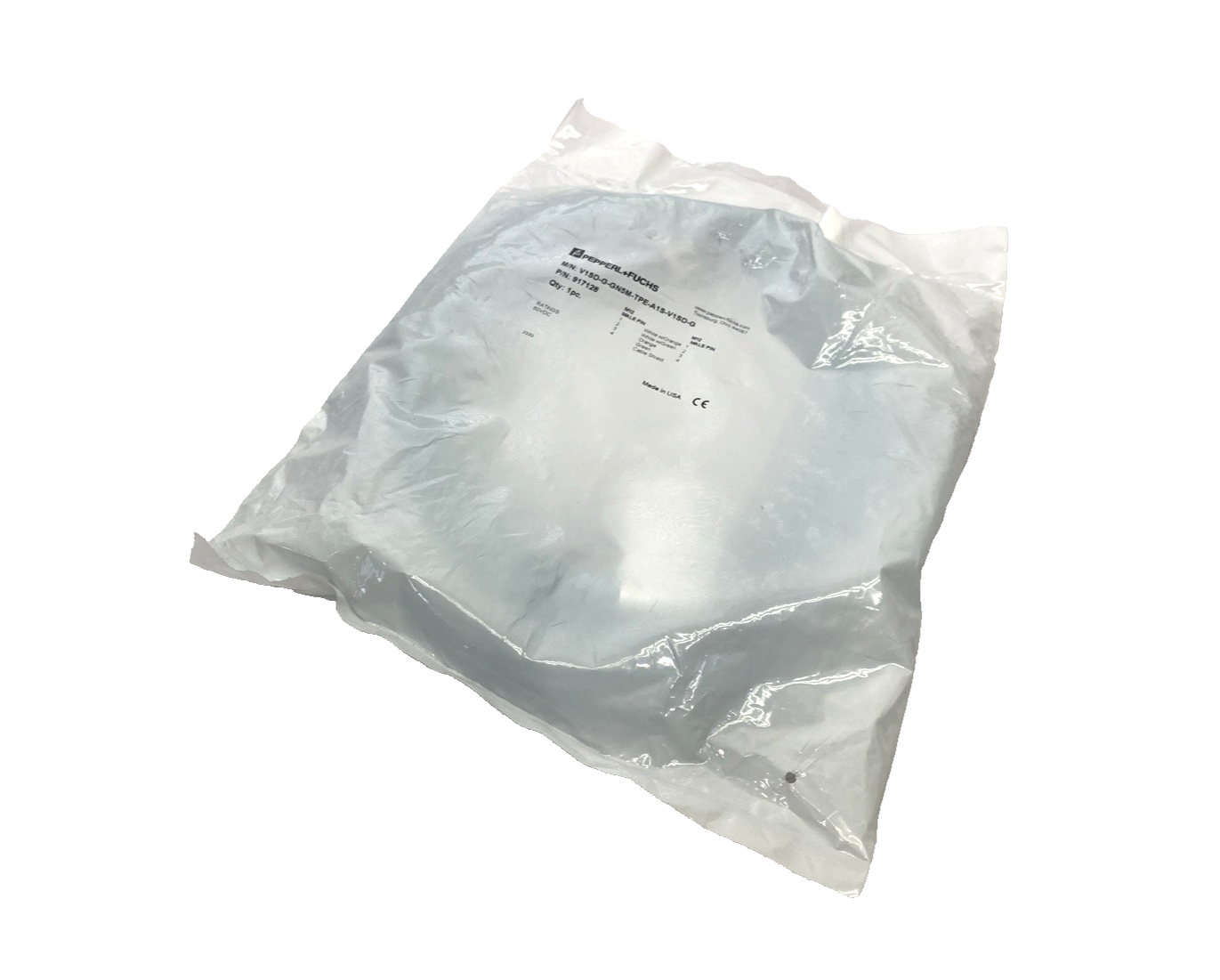 Pepperl+Fuchs V1SD-G-GN5M-TPE-A1S-V1SD-G Connection Cable M12 4-Pin Male 917128 - Maverick Industrial Sales
