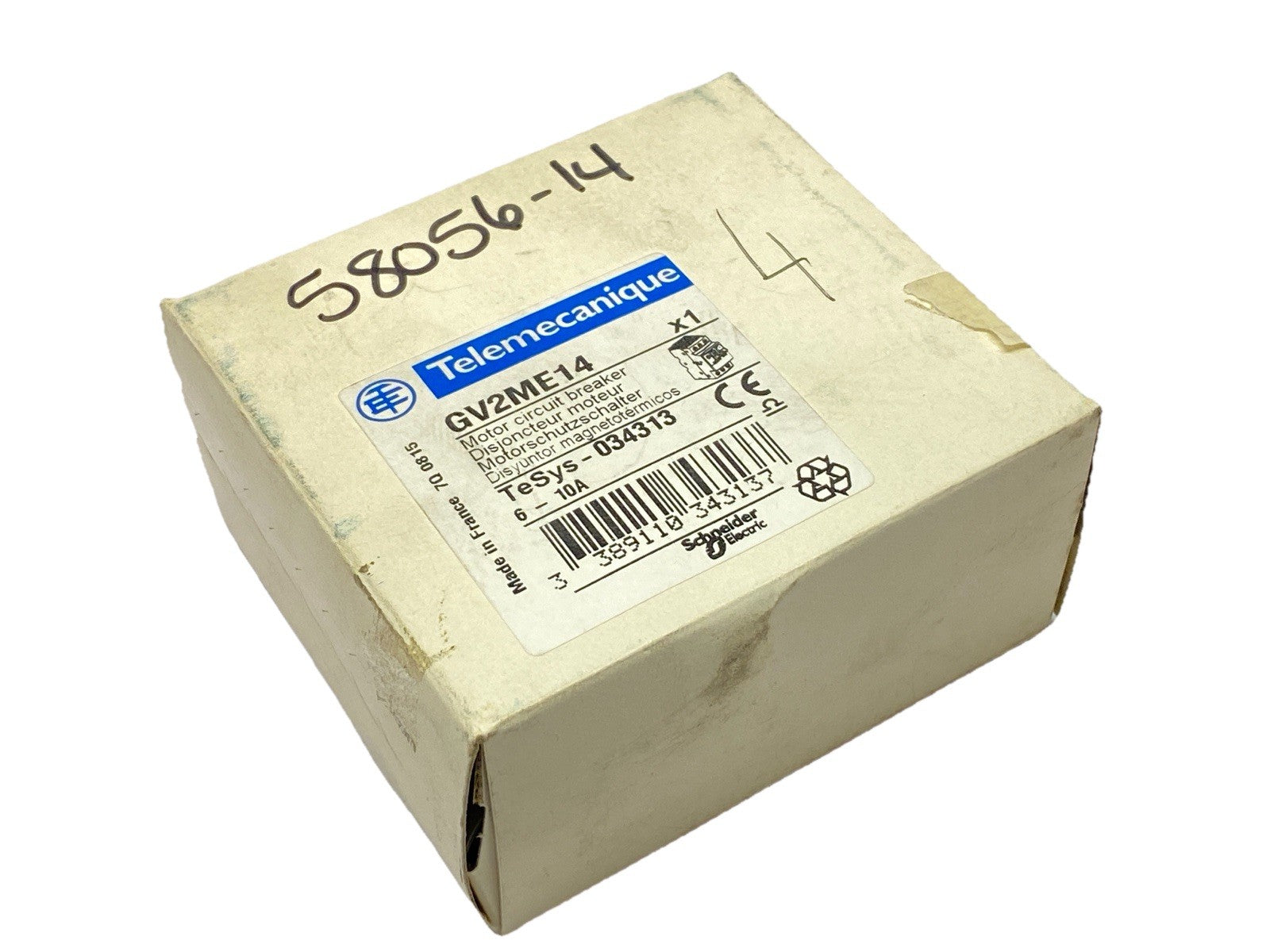 Schneider Electric GV2ME14 Telemecanique Motor Circuit Breaker 6-10A - Maverick Industrial Sales