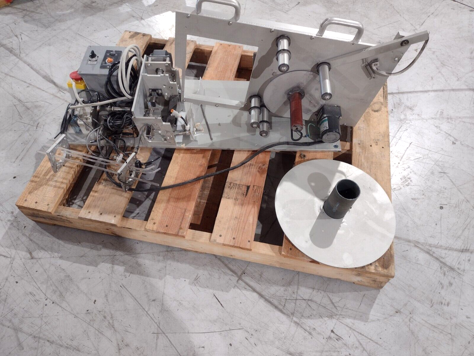 Datamax O'Neill A-Class Bottle Label Applicator System Frame Only - For parts or not working - Maverick Industrial Sales