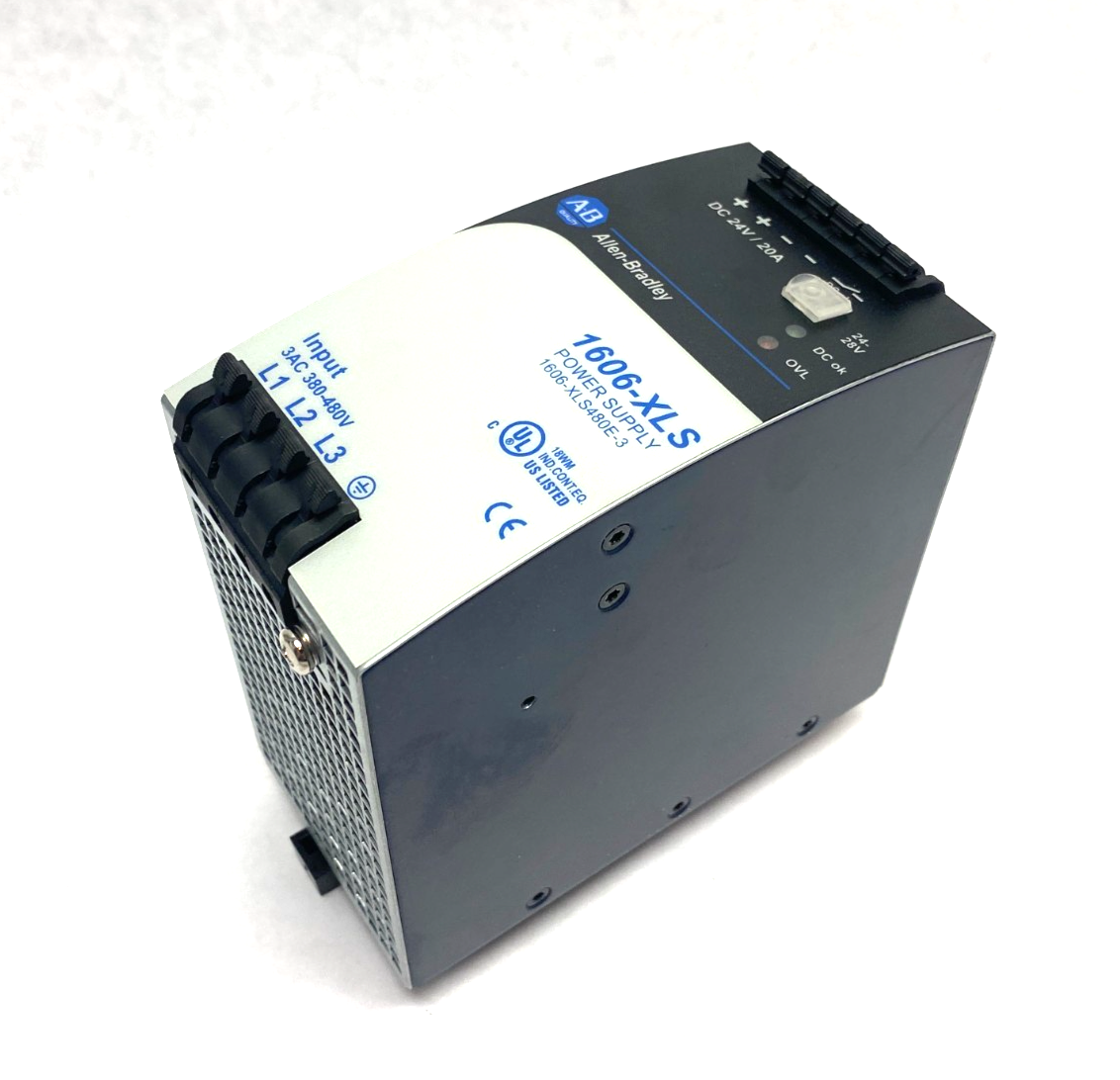 Allen Bradley 1606-XLS480E-3 Ser. A Power Supply 3-Phase 24V 20A 480W - Maverick Industrial Sales